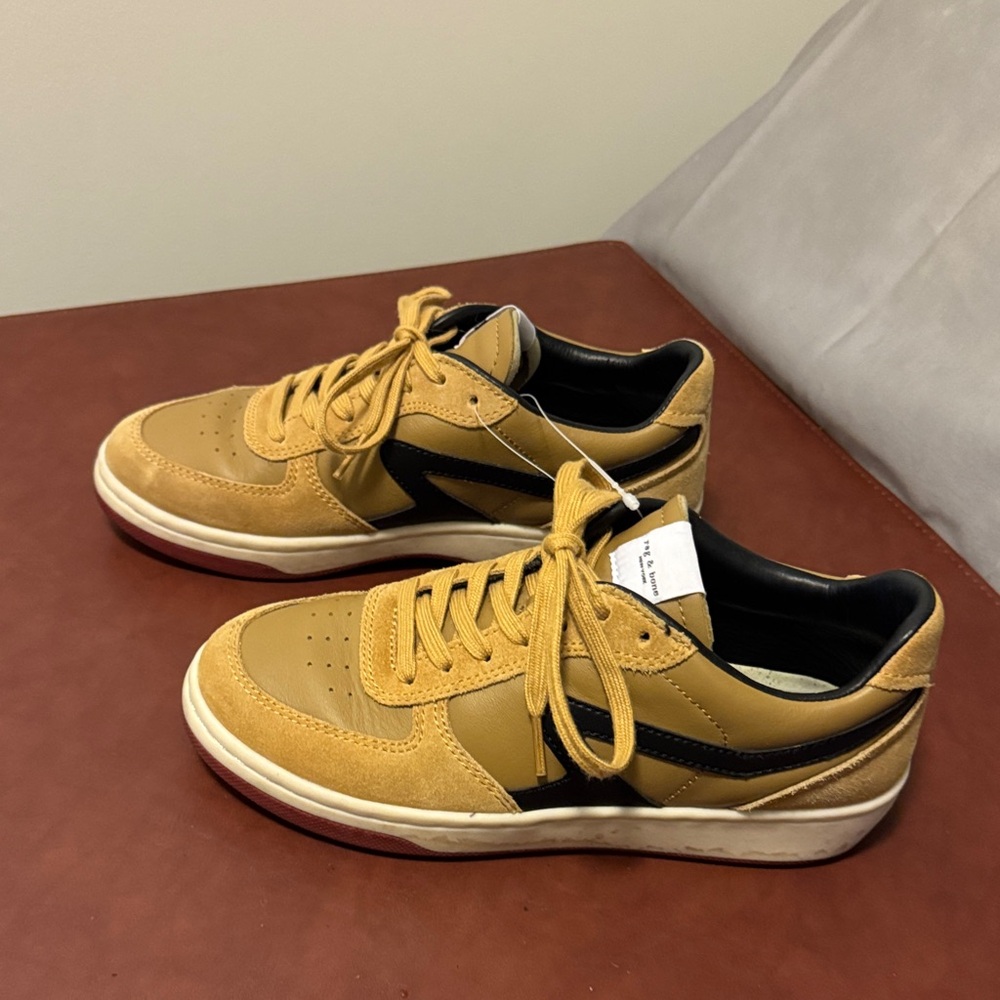 Rag & Bone Tan and Black Sneakers - Picture 6 of 15